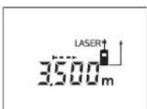 BOSCH DLE 70 Professional - Trvalé měření (viz obr. J) - 1