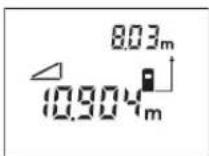 BOSCH DLE 70 Professional - Indirect Length Measurement (see figure H) - 1