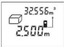BOSCH DLE 70 Professional - Măsurarea volumelor - 1