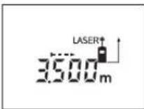 BOSCH DLE 70 Professional - Jatkuva mittaus (katso kuva J) - 1