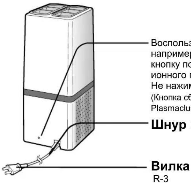 Воспольза например кнопку по ионного п Не нажим (Кнопка сб Plasmaclus Шнур Вилка R-3