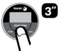 FAGOR Chef 4 - FUNCIONAMIENTO DEL CRONÓMETRO (para modelo con cronómetro). - 1