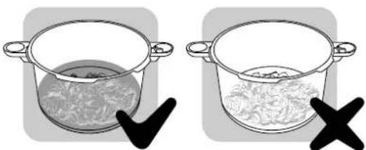 FAGOR Combi Chef 8+4 - FILLING the pressure cooker: - 2