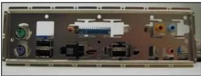 Internal view of a device casing with visible ports, connectors, and internal components (no text or symbols)