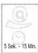 Circular white object with a central circular feature and two small dark dots, resembling a mechanical or electronic component (no text or symbols visible)