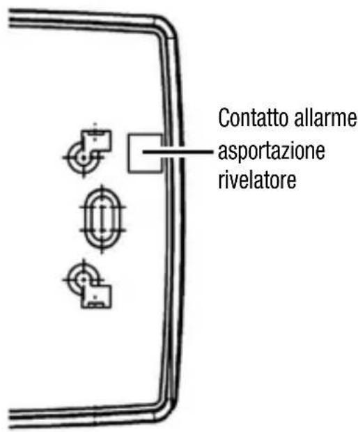 Contatto allarme asportazione rivelatore