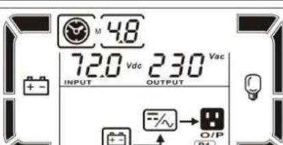 BlueWalker PowerWalker VFI 3000 LCD - ● 05: ECO impostazione gamma voltaggio - 9
