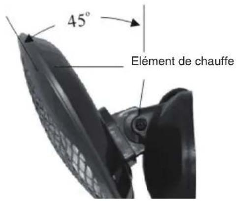 45° Elément de chauffe