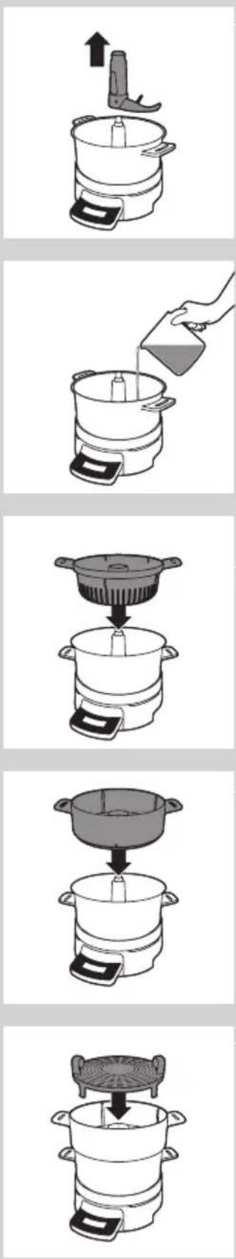 PHILIPS Jamie Oliver HomeCooker HR1050 - Fondere, far bollire lentamente, bollire, friggere e mantenere caldo con l'accessorio per mescolare - 3