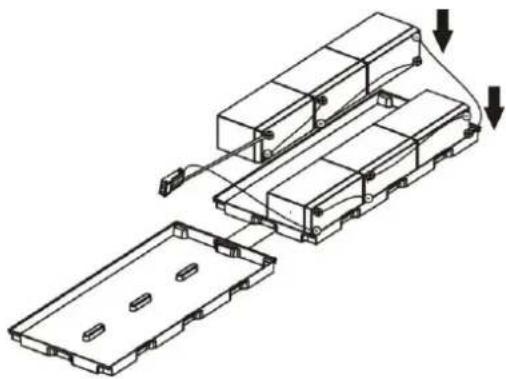 BlueWalker PowerWalker VFI 2000RM LCD - Kit de 2 battéries - 9