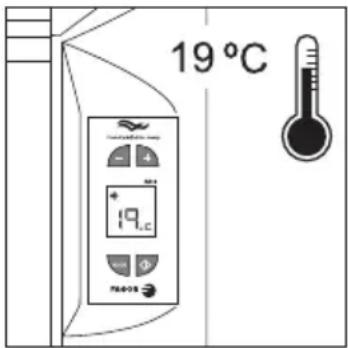 19 °C