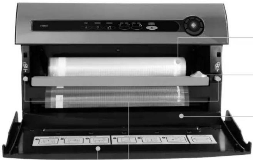 FOODSAVER V3840 - Características del aparato FoodSaver® - 1