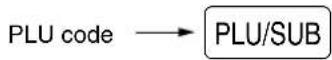 SHARP XE-A113B - - Invoeren van PLU - 1