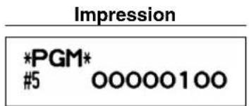 Impression *PGM* #5 00000100