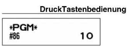 DruckTastenbedienung *PGM* #86 10
