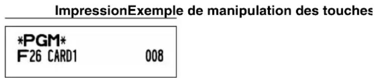 ImpressionExemple de manipulation des touches *PGM* F26 CARD1 008