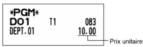 *PGM* DO1 T1 083 DEPT. 01 10.00 Prix unitaire