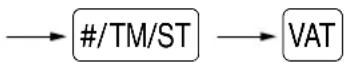 SHARP XE-A113B - Handmatig BTW 1-4 systeem (Handmatige invoermethode met gebruik van ingestelde percentages) - 1