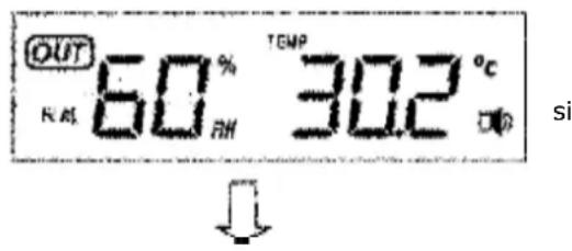 OUT R M, 60 % RH TEMP 302 °C Si
