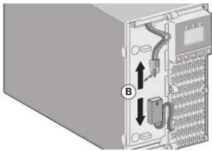 EATON 5P1550IR - Battery tray removal on tower models - 2
