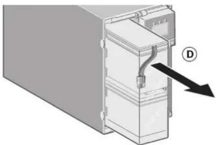 EATON 5P1550IR - Battery tray removal on tower models - 4
