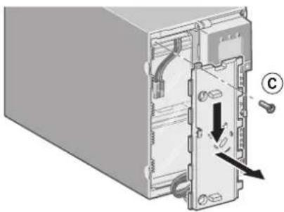 EATON 5P1550IR - Battery tray removal on tower models - 3
