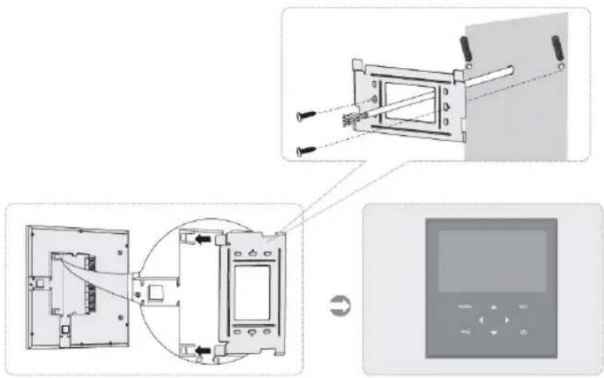 KONIG SEC-PH360 - Installering av monitoren: - 1