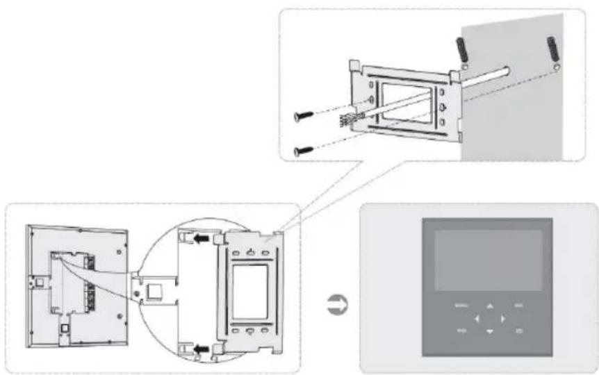 KONIG SEC-PH360 - Cómo instalar el monitor interior: - 1