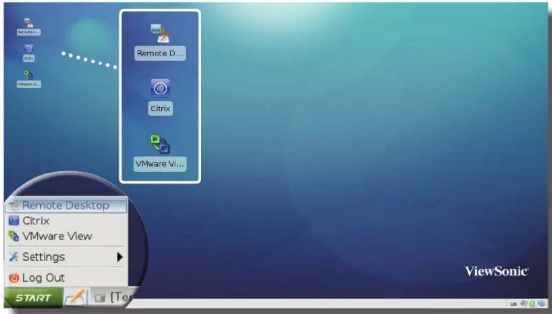 VIEWSONIC SC-T35 - Masquer ou afficher les raccourcis d'accès rapide - 3