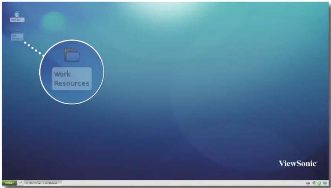 ViewSonic Work Resources ViewSonic® START E:\Terminal - user@View\. US