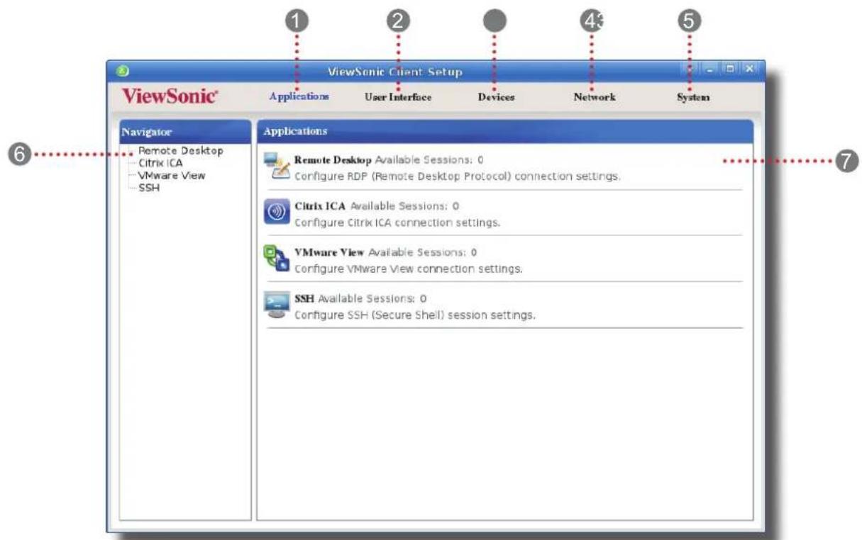 VIEWSONIC SC-T35 - Aperçu de l'interface - 1