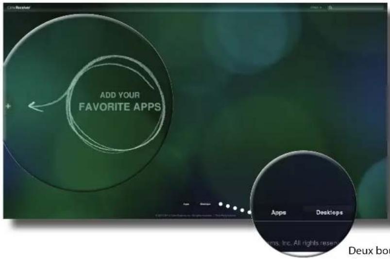 Add YOUR FAVORITE APPS Apps Desktops Deux bou