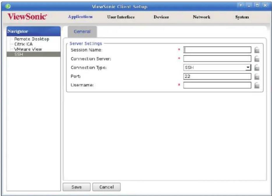 VIEWSONIC SC-T35 - Configurer les paramètres de connexion SSH - 2
