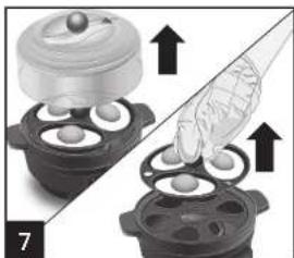 HAMILTON BEACH 25500 - How to Make Poached Eggs - 7
