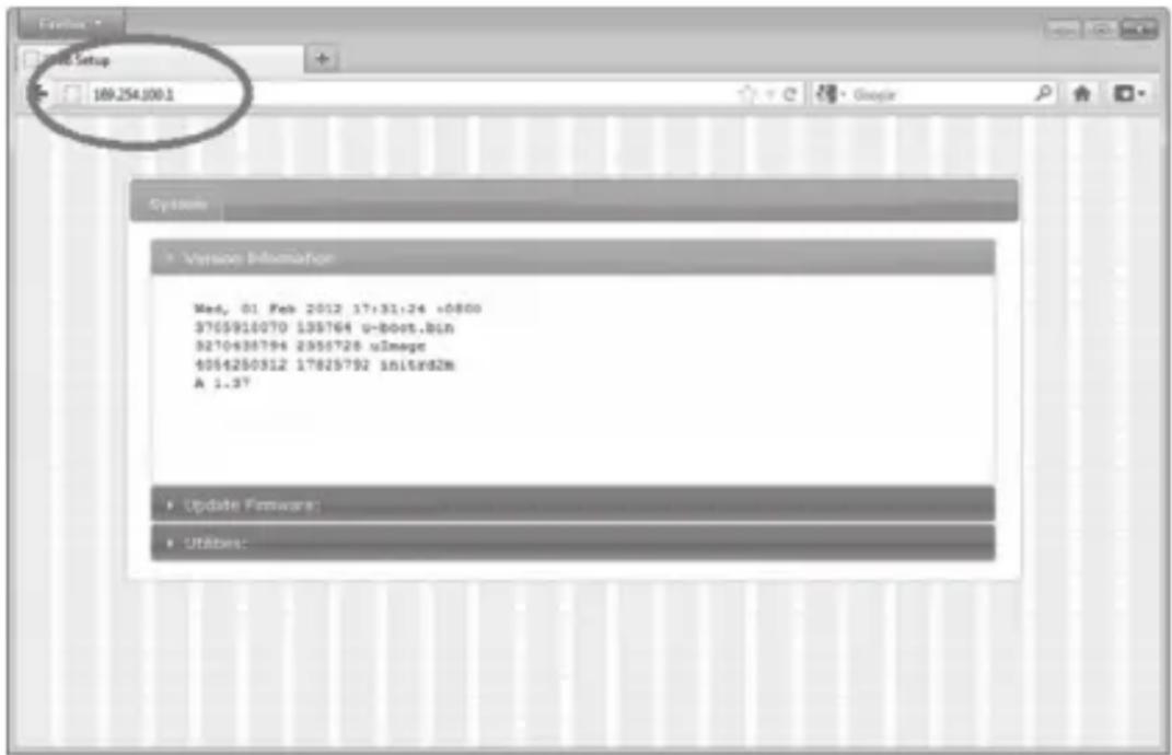169.254.100.1 Version Information Wed, 01 Feb 2012 17:31:24 +0800 370591070 135764 u-BootBIN 3270638794 2355726 ulmagn 4054280912 17825792 initrd2m A 1.37 Update Firmware: Utilities: