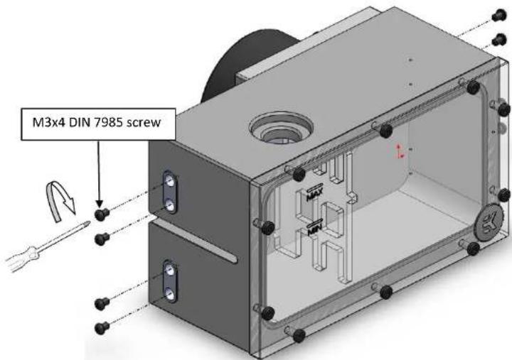 M3x4 DIN 7985 screw