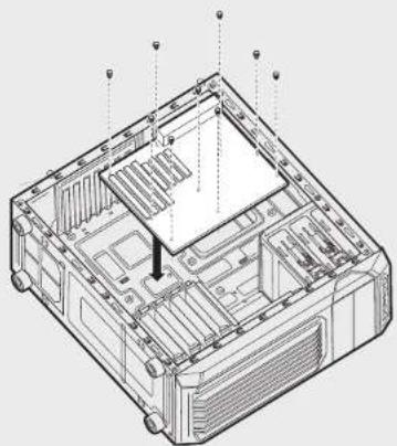 CORSAIR Carbide SPEC-01 - Installazione della scheda madre 4. Installazione dell'unità di alimentazione (PSU) - 1
