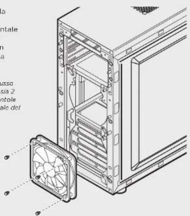 CORSAIR Carbide SPEC-01 - Installazione di un'unità ODD (Optical Disk Drive) 8. Installazione di una seconda ventola frontale - 2