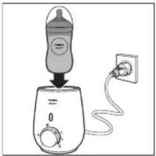 PHILIPS Avent SCF355 - Sử dụng cài đặt giữ âm để hâm nóng sữa - 1