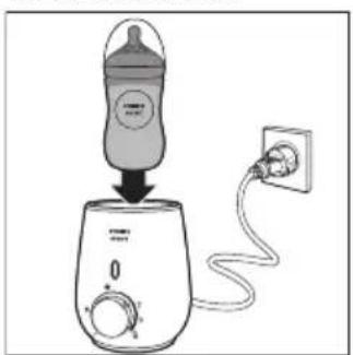 PHILIPS Avent SCF355 - Slik bruker du flaskevarmer med tineinnstillingen - 1