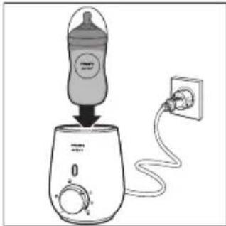 PHILIPS Avent SCF355 - Maidon pikalämmitys pullonlämmittimellä - 1