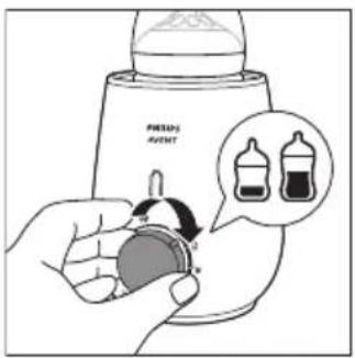 PHILIPS Avent SCF355 - Menggunakan penghangat botol dengan setelan penghangat susu ekspres - 2