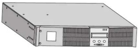 Illustration of a server rack unit with ventilation grilles and drive bays (no text or symbols)