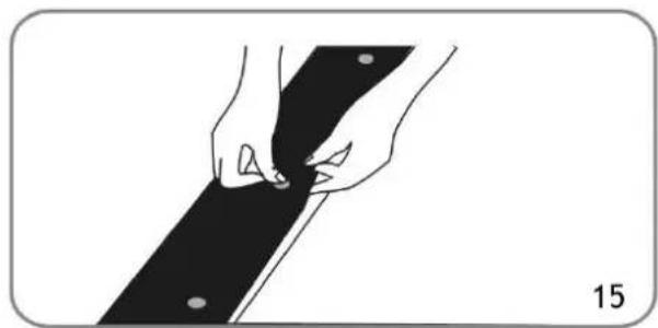 Illustration of hands holding a black object with dots, no text or symbols present