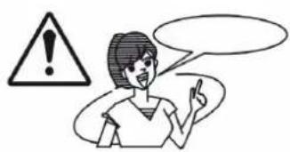 Illustration of a person with a warning symbol and speech bubble, likely indicating an alert or warning about personal information.