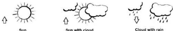 TFA Square Plus - WEATHER FORECASTING ICONS - 1