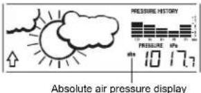 PRESSURE HISTORY PRESSURE MPa Absolute air pressure display