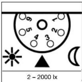 2 - 2000 lx