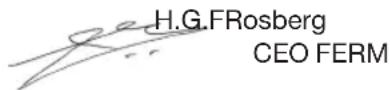 Ferm BGM1021 - DECLARATION OF CONFORMITY BGM1021 - WET / DRY BENCH GRINDER - 1