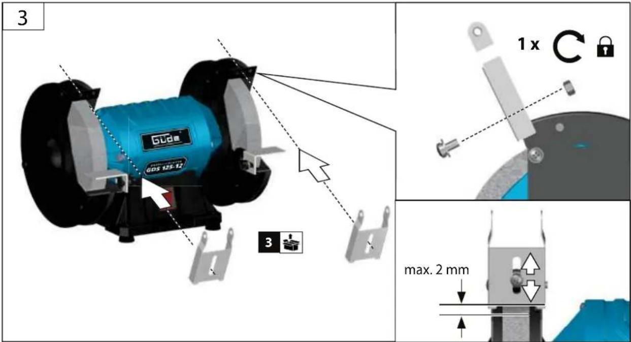3 Gude GDS 125-12 1x C max. 2 mm